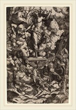 Italian 16th Century after Francesco Salviati, The Resurrection, 1546-1550, engraving on laid paper