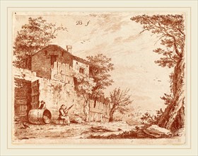 Jean-Jacques de Boissieu, Landscape, French, 1736-1810, 1759, etching