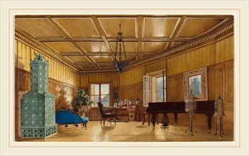 Heinrich von FÃ¶rster (German, 1832-1889), The Music Room of Archduchess Margarete, Princess of