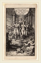 Romeyn de Hooghe, Law of War and Peace (title page for Grotius), Dutch, 1645-1708, etching