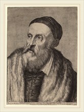 Agostino Carracci after Titian (Italian, 1557-1602), Titian, 1587, engraving