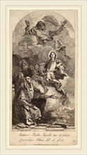 Lorenzo Baldissera Tiepolo after Giovanni Battista Tiepolo (Italian, 1736-1776), The Vision of
