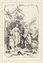 Joseph Wagner (publisher) after Jacopo Amigoni (German, 1706-1780), Rebecca at the Well, c. 1745,
