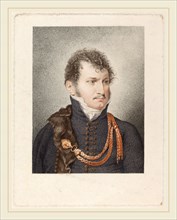 Giuseppe Longhi (Italian, 1766-1831), Baron Brudern, 1808, engraving and etching printed in color