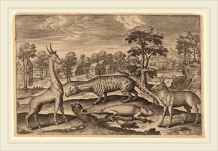 Adriaen Collaert (Flemish, c. 1560-1618), Animalium Quadrupedum, engraving