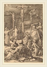 Hendrik Goltzius (Dutch, 1558-1617), The Crucifixion, probably 1598, engraving