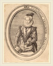 Hendrik Goltzius (Dutch, 1558-1617), Countess Francoise d'Egmond, 1580, engraving