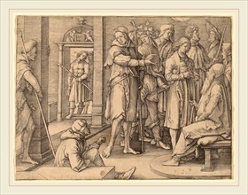 Lucas van Leyden (Netherlandish, 1489-1494-1533), Joseph Interprets His Dream to Jacob, 1512,