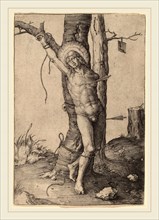 Lucas van Leyden (Netherlandish, 1489-1494-1533), Saint Sebastian, c. 1510, engraving
