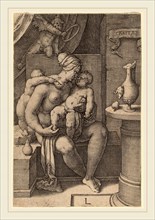 Lucas van Leyden (Netherlandish, 1489-1494-1533), Caritas (Charity), 1530, engraving