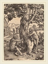 Lucas van Leyden (Netherlandish, 1489-1494-1533), Adam and Eve, 1516-1519, woodcut