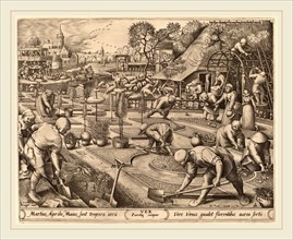 Pieter van der Heyden after Pieter Bruegel the Elder (Flemish, active c. 1551-1572), Spring,