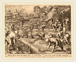 Pieter van der Heyden after Pieter Bruegel the Elder (Flemish, active c. 1551-1572), Spring,