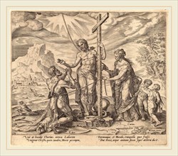 Philip Galle after Maerten van Heemskerck (Flemish, 1537-1612), The Diligent Worker United with