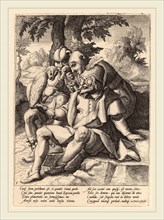 Workshop of Hendrik Goltzius after Karel van Mander I (Dutch, 17th century), The Wisdom of Fools, c