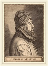 Johan Wierix (Flemish, c. 1549-1615 or after), Andreas Velleius (Anders Sorensen Vedel), engraving