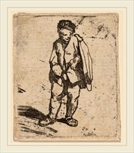 Cornelis Bega (Dutch, 1631-1632-1664), Man in a Short Cloak, etching