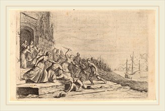 Willem Basse (Dutch, 1613 or 1614-1672), The Followers of Solon Defending the Temple of Venus,
