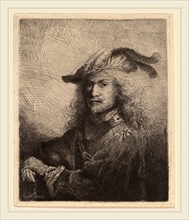 Ferdinand Bol (Dutch, 1616-1680), Portrait of an Officer, 1645, etching