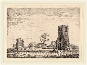 Willem Buytewech (Dutch, 1591-1592-1624), Ruins of a Church (Chapel of Eykenduynen near The Hague),