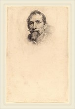 Sir Anthony van Dyck (Flemish, 1599-1641), Frans Snyders, probably 1626-1641, etching