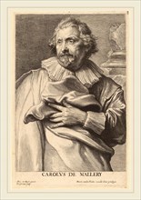 Lucas Emil Vorsterman after Sir Anthony van Dyck (Flemish, 1595-1675), Karel de Mallery, probably