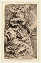 Daniel van den Dyck (Flemish, c. 1610-1670), Diana and Endymion, c. 1650, etching on laid paper