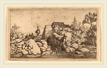 Allart van Everdingen (Dutch, 1621-1675), Horseman on a Stone Bridge, probably c. 1645-1656,