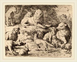 Allart van Everdingen (Dutch, 1621-1675), The Animals Present Their Charges Against Reynard,