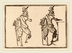 Edouard Eckman after Jacques Callot (Flemish, born c. 1600), Man with Sword, 1621, woodcut