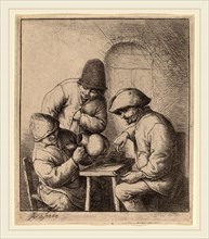 Adriaen van Ostade (Dutch, 1610-1685), The Empty Jug, probably 1653, etching