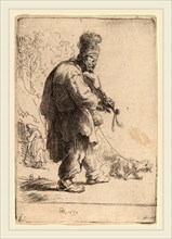 Rembrandt van Rijn (Dutch, 1606-1669), The Blind Fiddler, 1631, etching