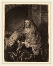 Rembrandt van Rijn (Dutch, 1606-1669), The Great Jewish Bride, 1635, etching on laid paper