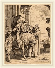 Theodoor van Thulden after Sir Peter Paul Rubens (Flemish, 1606-1669), The Prodigal Son Bids
