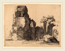 Jan Gerritsz van Bronckhorst (Dutch, c. 1603-1661), Ruins, etching