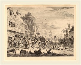 Cornelis Dusart (Dutch, 1660-1704), Village Festival, 1685, etching