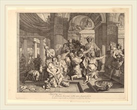 Gerard de Lairesse (Dutch, 1641-1711), Joseph Reveals Himself to His Brothers, engraving with