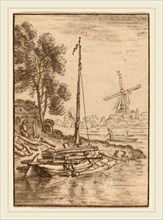 Cornelis Ploos van Amstel after Herman Saftleven (Dutch, 1726-1798), Winding River, 1761, transfer