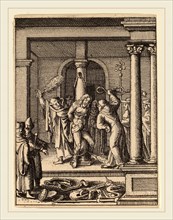 Wenceslaus Hollar (Bohemian, 1607-1677), The Scourging, etching