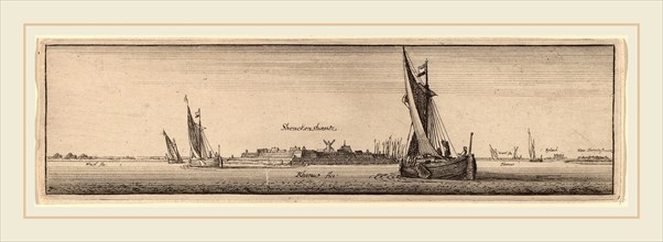 Wenceslaus Hollar (Bohemian, 1607-1677), View of Shenckenschantz, 1647, etching