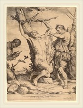 Jusepe de Ribera, The Martyrdom of Saint Bartholomew, Spanish, 1591-1652, 1624, etching and