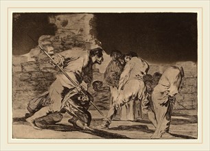 Francisco de Goya, Disparate furioso (Furious Folly), Spanish, 1746-1828, in or after 1816, etching