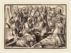 Christoph Murer, Christ Tells His Disciples of the Last Judgment, Swiss, 1558-1614, published 1630,