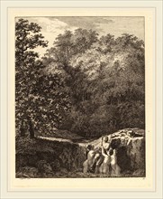 Salomon Gessner, Hylas and the Nymphs, Swiss, 1730-1788, 1771, etching on laid paper