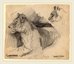 Arthur B. Davies, Josie, American, 1862-1928, 1892, graphite
