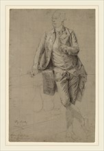 John Singleton Copley, A Gentleman, American, 1738-1815, 1776-1780, graphite and white chalk on