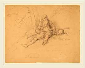 Asher Brown Durand, Rip Van Winkle, American, 1796-1886, c. 1840, graphite