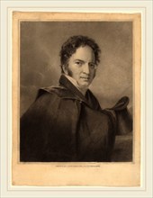 Albert Newsam after Thomas Sully, Gideon Fairman, American, 1809-1864, 1827, charcoal, pen and