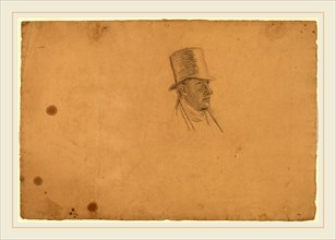 John Vanderlyn, Self-Portrait, American, 1775-1852, charcoal and (graphite?) on tan wove paper
