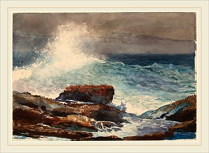 Winslow Homer (American, 1836-1910), Incoming Tide, Scarboro, Maine, 1883, watercolor